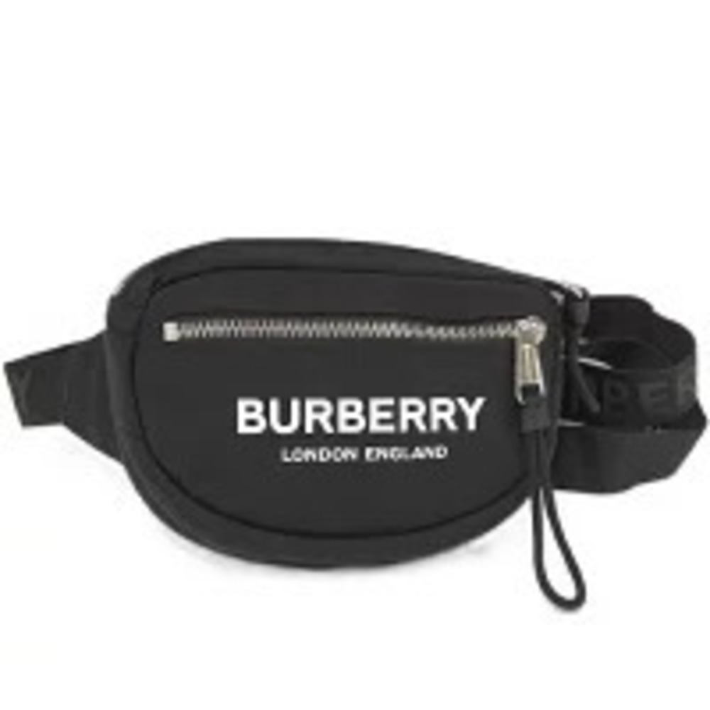 BURBERRY Body Bum Crossbody Belt Bag Logo Black
